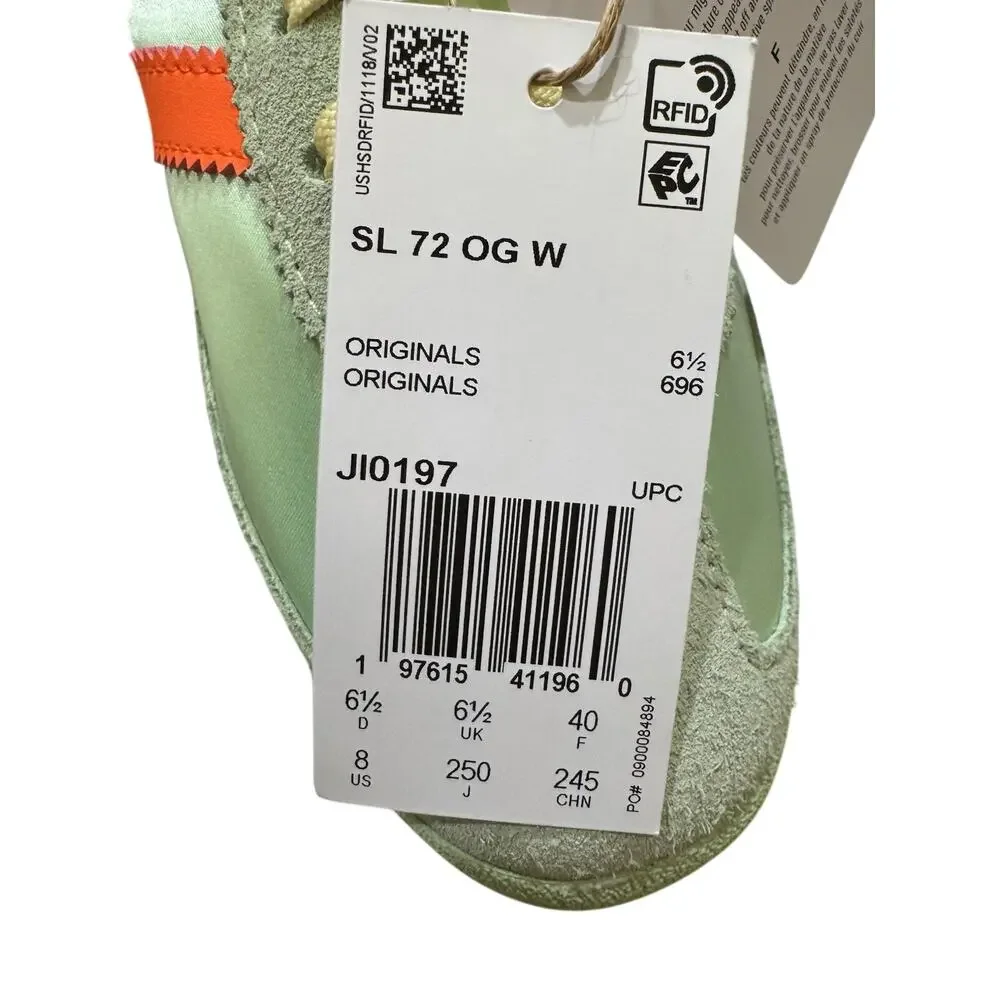 Adidas Originals SL 72 OG Semi Green Fashion Sneakers Shoes JI0197 Women’s 8 NWT